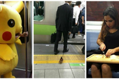 Utasok a metrón Ezek a fotók bebizonyítják, hogy a metrón bármi megtörténhet!