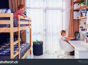 gyerekszoba tárolás közös gyerekszoba